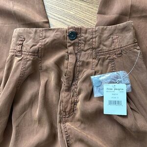 Free People Run Wild High Waist Balloon Pants in Maple sz 0